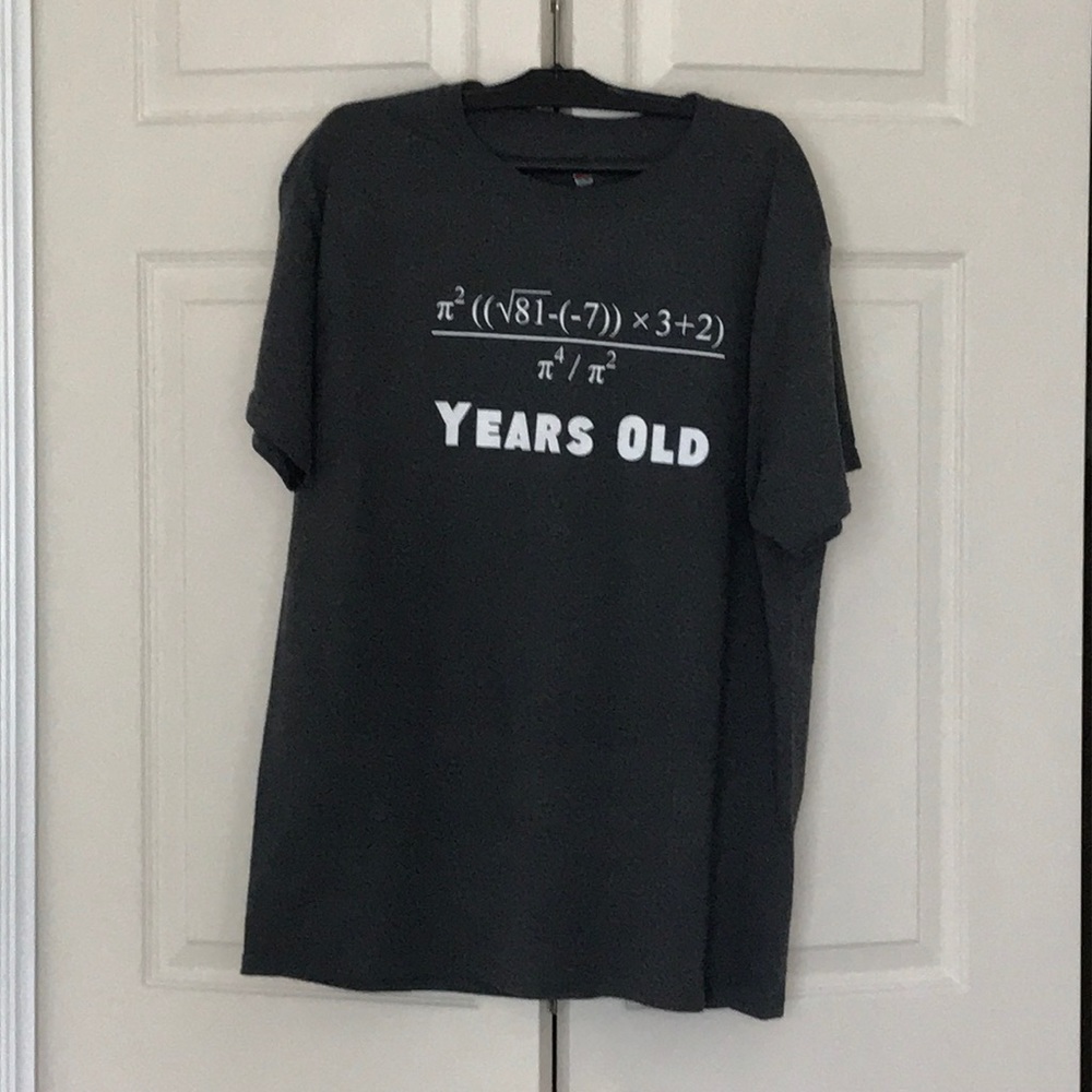 Hanes Men’s T-Shirt Algebra Equation 50th Birthday